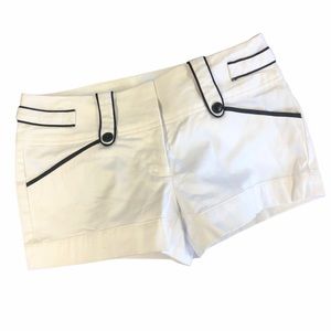 Charlotte Russe White & Black Dress Short